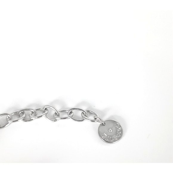 TALBOTS Crystal Bead Cluster Silver Tone Elegant Necklace 17" + 3" Glam Sparkle - Picture 6 of 6